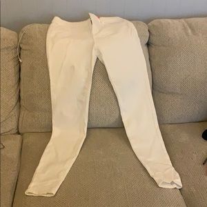 Refuge skin tight white jean leggings